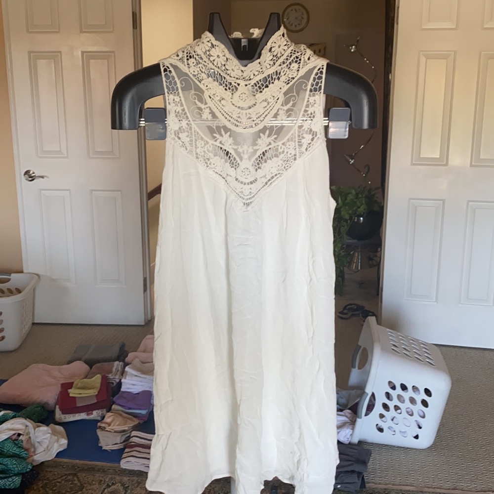 Lulus white grad dress